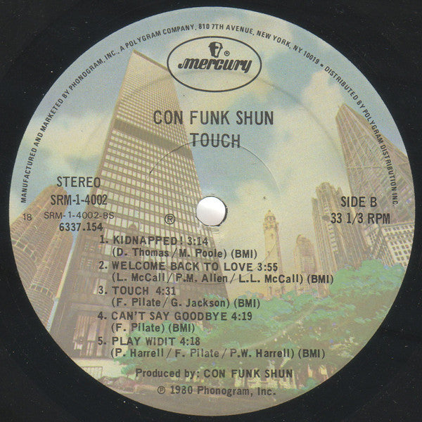 Con Funk Shun : Touch (LP, Album, 18 )