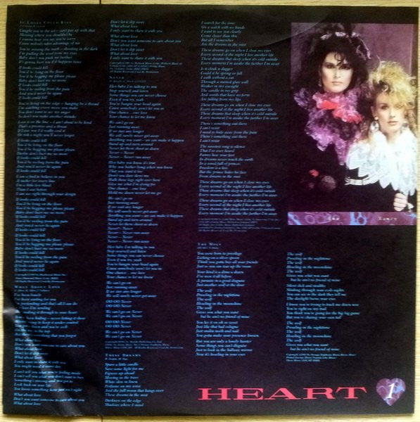 Heart : Heart (LP, Album, Club, RCA)