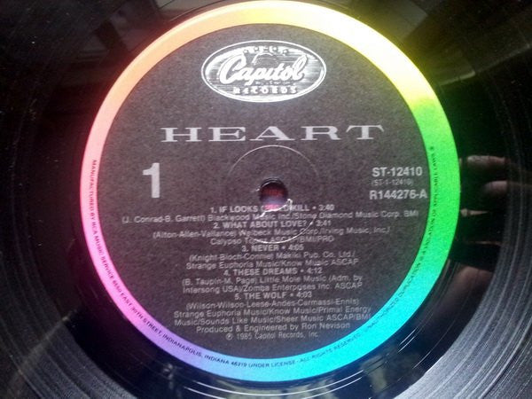 Heart : Heart (LP, Album, Club, RCA)