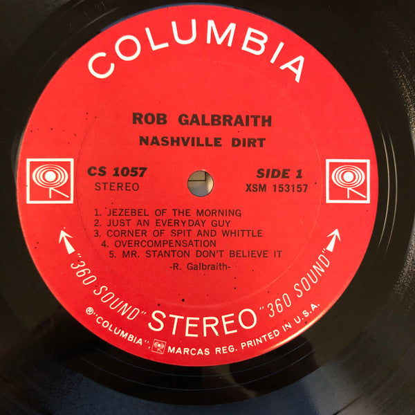 Rob Galbraith : Nashville Dirt (LP, Ter)