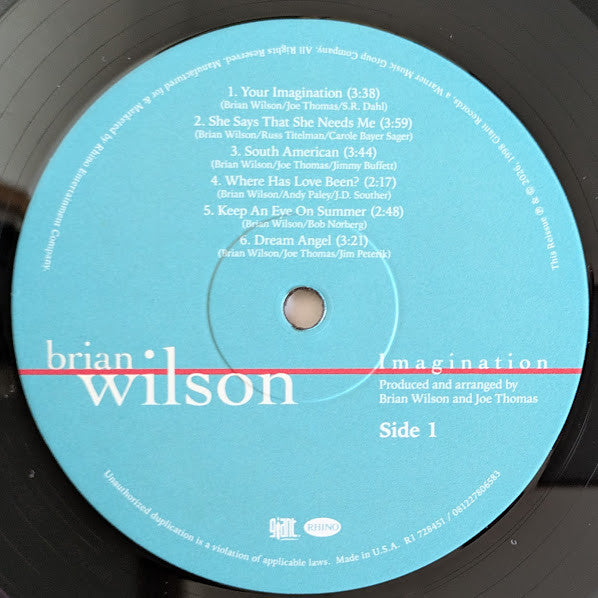 Buy Brian Wilson : Imagination (LP, Album, RSD, RE) Online for a