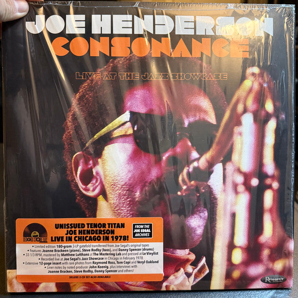 Buy Joe Henderson : Consonance: Live At The Jazz Showcase (3xLP
