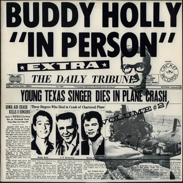 Buddy Holly : In Person: Volume #2 (LP, Comp, Unofficial)