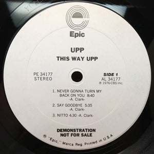 UPP : This Way Upp (LP, Album, Promo)