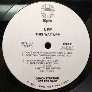 UPP : This Way Upp (LP, Album, Promo)