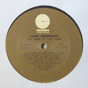 Lynn Anderson : Stay There 'Til I Get There (LP, Album, RE)