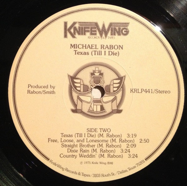 Michael Rabon* : Texas Till I Die (LP, Album)