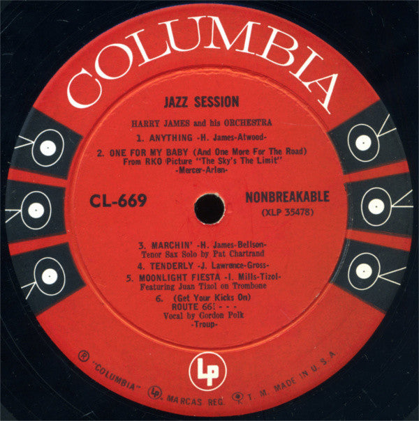 Harry James And His Orchestra : Jazz Session (LP, Album)