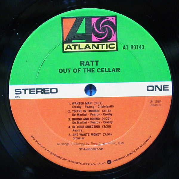 Ratt : Out Of The Cellar (LP, Album, Club)