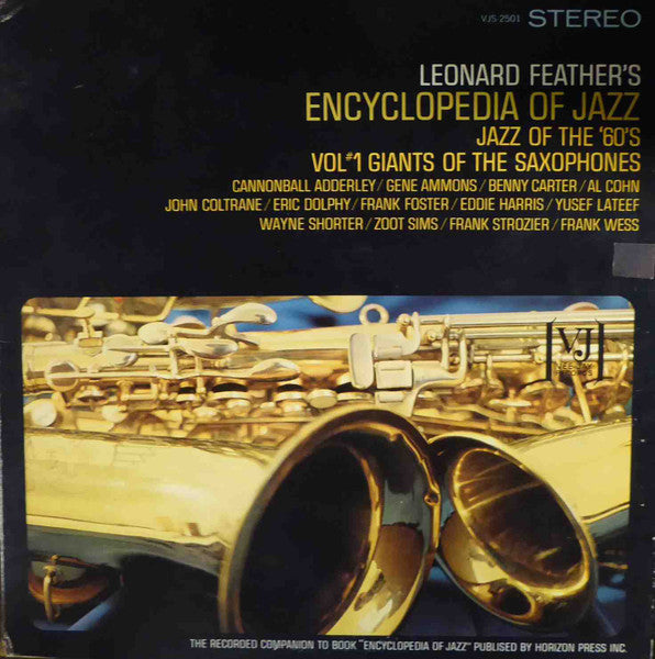 Various : Leonard Feather's Encyclopedia Of Jazz/Jazz Of The '60's Vol. #1: Giants Of The Saxophones (LP, Comp, Mon)