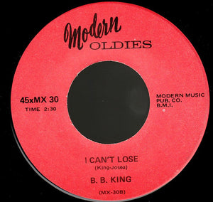 B.B. King : Rock Me Baby / I Can't Lose (7", Single, RE)