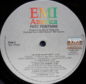 Fast Fontaine : Fast Fontaine (LP, Album)