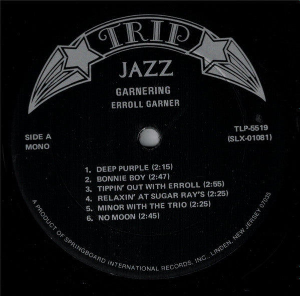 Erroll Garner : Garnering (LP, Album, Mono, RE)