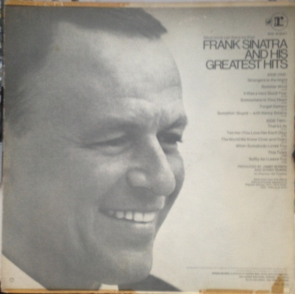 Frank Sinatra : Frank Sinatra's Greatest Hits (LP, Comp, Club)
