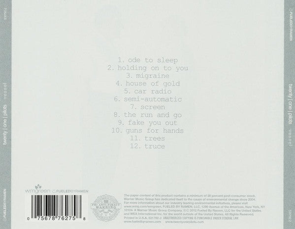 Twenty One Pilots : Vessel (CD, Album)