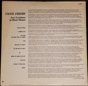 Calvin Jackson : Jazz Variations On Movie Themes (LP, Mono)