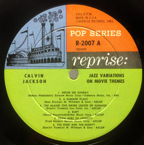 Calvin Jackson : Jazz Variations On Movie Themes (LP, Mono)