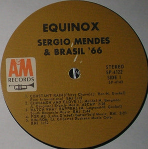 Sergio Mendes & Brasil '66* : Equinox (LP, Album)