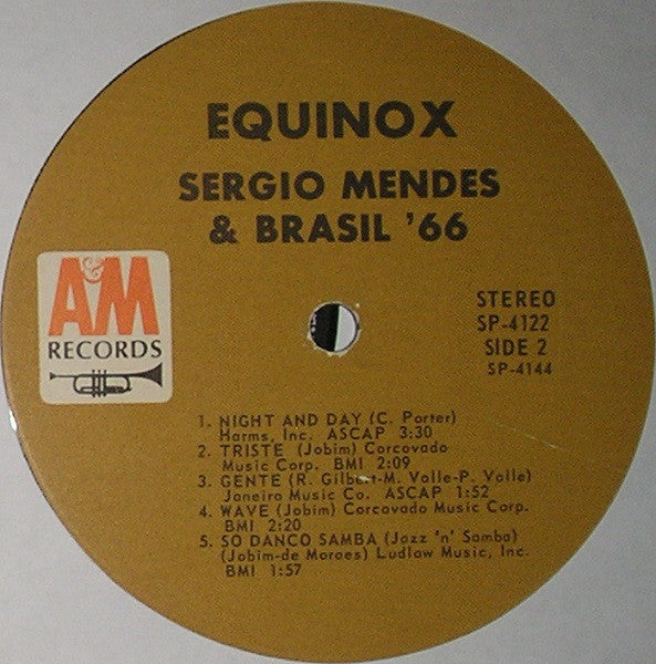 Sergio Mendes & Brasil '66* : Equinox (LP, Album)