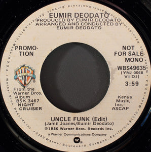 Eumir Deodato : Uncle Funk (7", Single, Mono, Promo)