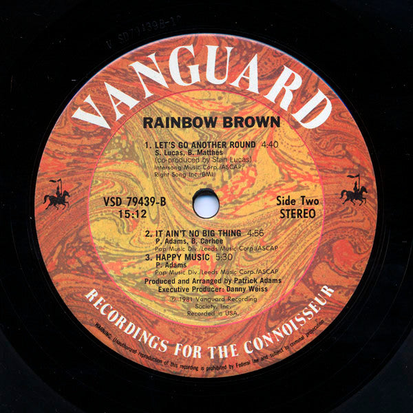 Rainbow Brown : Rainbow Brown (LP, Album)