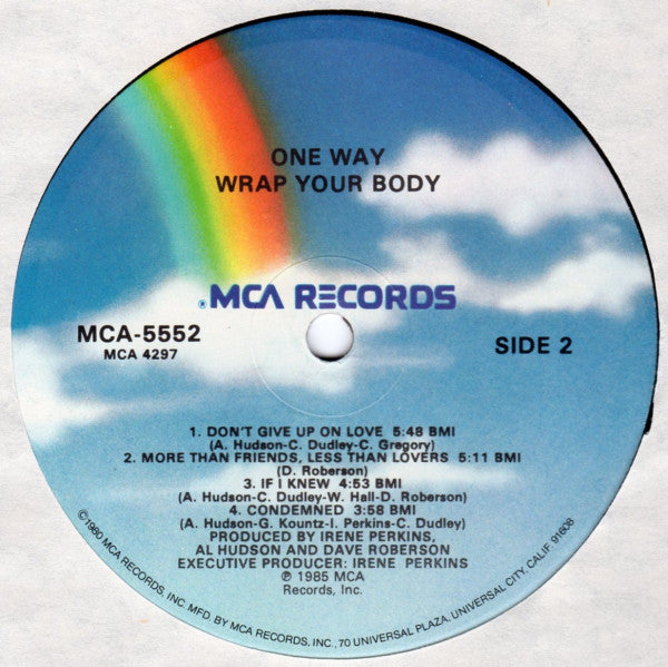 One Way : Wrap Your Body (LP, Album, Glo)