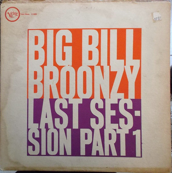 Big Bill Broonzy : Last Session Part 1 (LP, Mono)