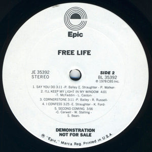 Free Life : Free Life (LP, Album, Promo)