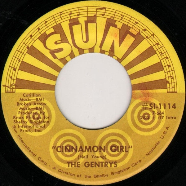 The Gentrys : Cinnamon Girl (7", Single)