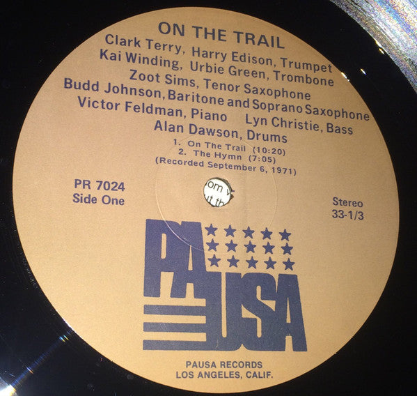 Zoot Sims - Flip Phillips - Urbie Green - Clark Terry - Harry Edison - Victor Feldman : On The Trail (LP)