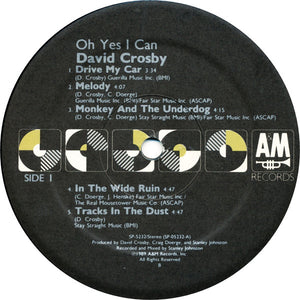 David Crosby : Oh Yes I Can (LP, Album)