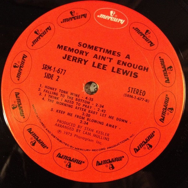 Jerry Lee Lewis : Sometimes A Memory Ain't Enough (LP, Album)