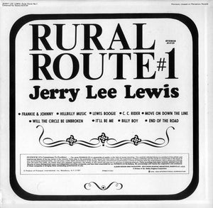 Jerry Lee Lewis : Rural Route #1 (LP, Comp, Bro)