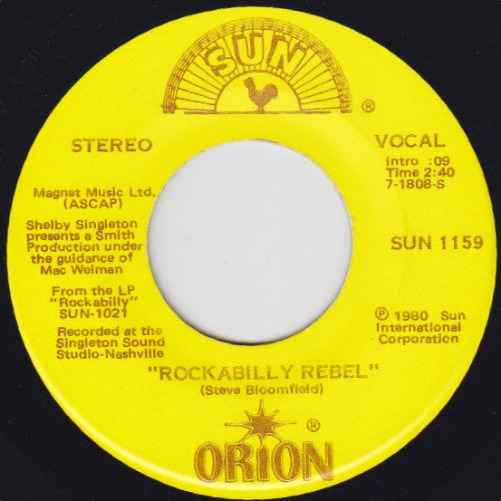 Orion (23) : Rockabilly Rebel (7", Single)