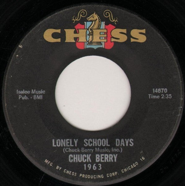 Chuck Berry : Ramona, Say Yes / Lonely School Days (7", Single)