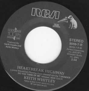 Keith Whitley : It Ain't Nothin'  (7", Single)