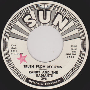 Randy And The Radiants* : My Way Of Thinking / Truth From My Eyes (7", Single, Promo)