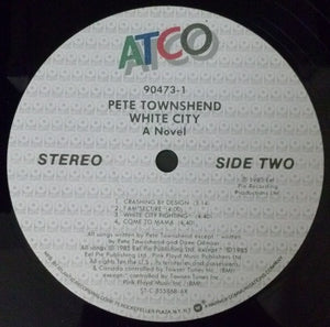 Pete Townshend : White City (A Novel) (LP, Album, AR )