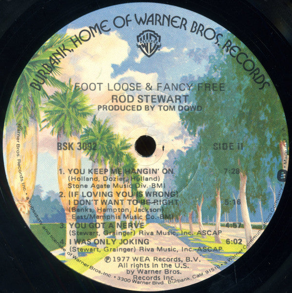 Rod Stewart : Foot Loose & Fancy Free (LP, Album, Jac)