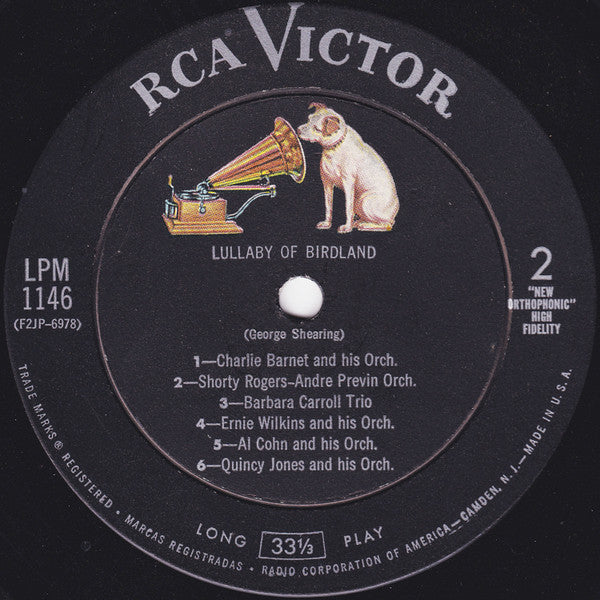 Various : Lullaby Of Birdland (LP, Ind)