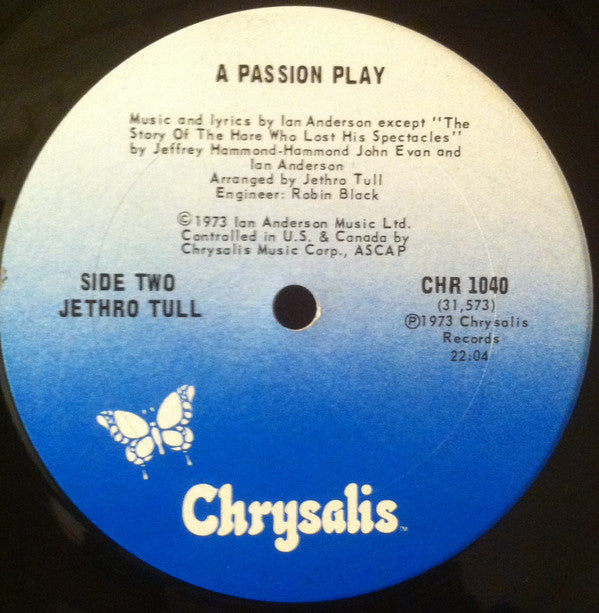 Jethro Tull : A Passion Play (LP, Album, RE, Gat)