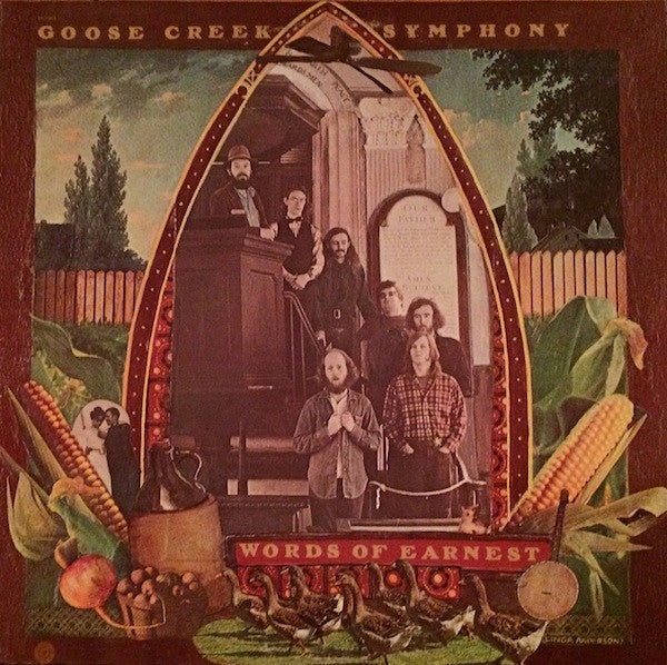 Goose Creek Symphony : Words Of Earnest (LP, Album, Red)