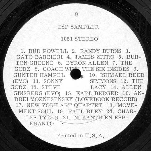 Various : The ESP Sampler (LP, Mono, Smplr, Bla)