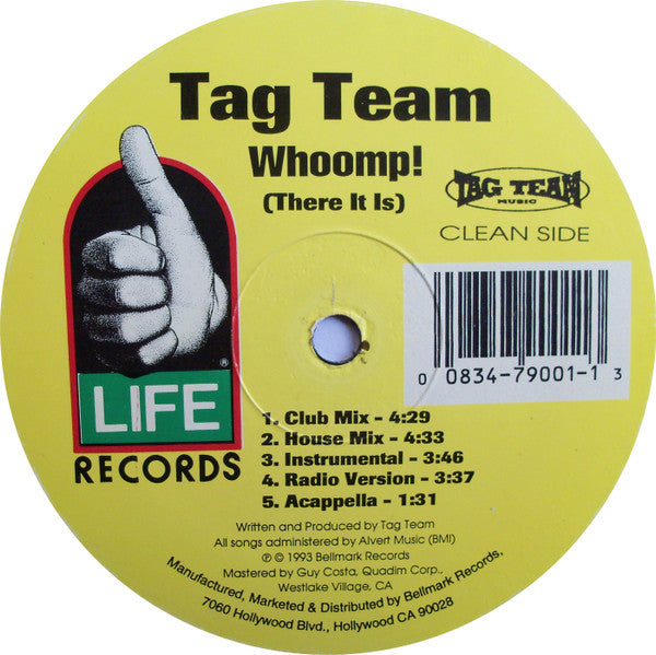 Tag Team : Whoomp! (There It Is) (12")