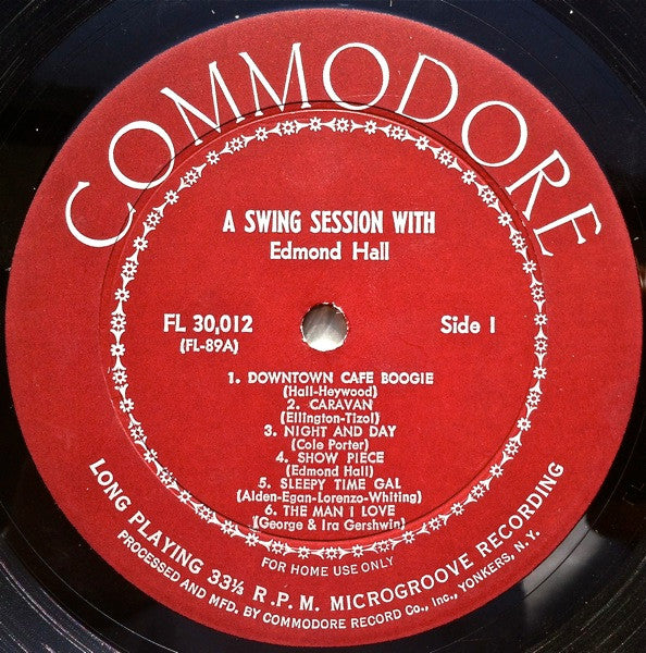 Edmond Hall : Swing Session (LP)