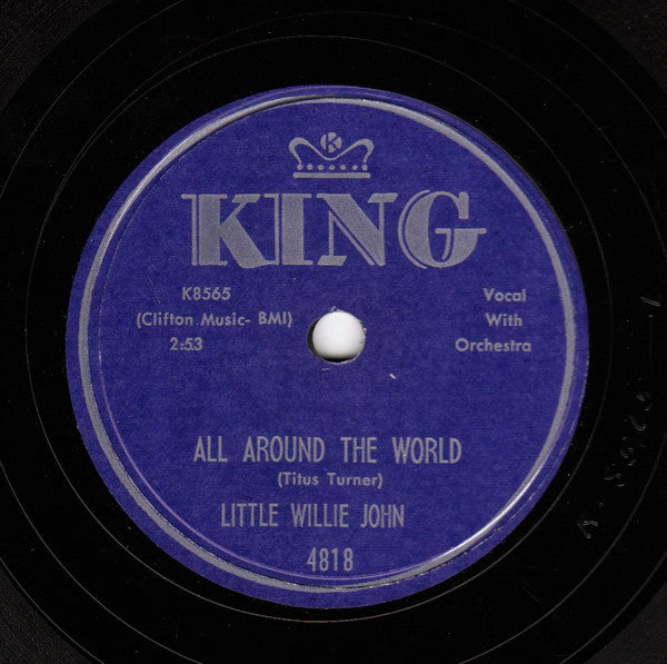 Little Willie John : All Around The World / Don't Leave Me Dear (10")