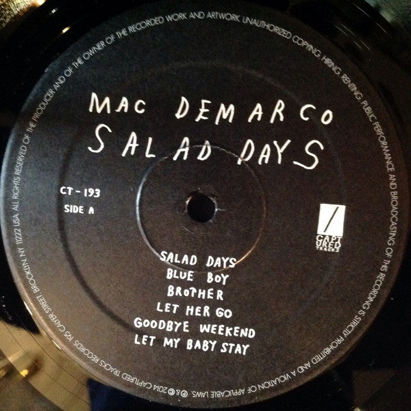 Mac DeMarco : Salad Days (LP, Album, Gat)