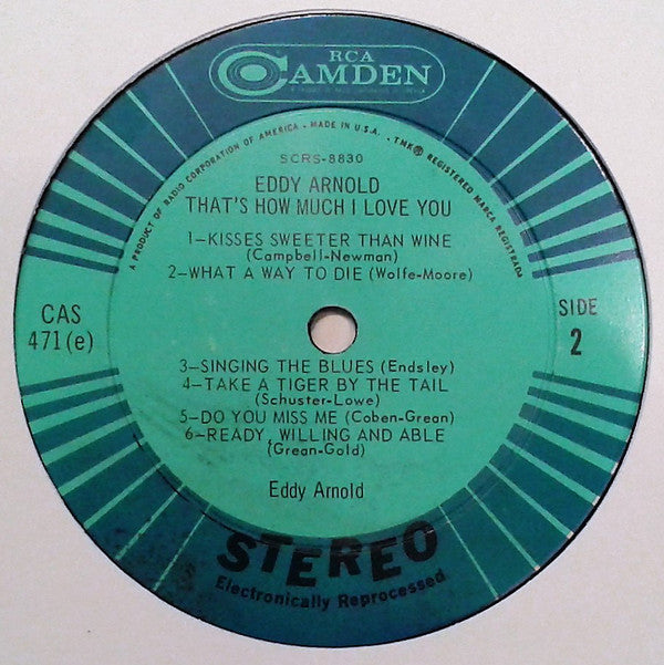 Eddy Arnold : That's How Much I Love You (LP, Album, Ind)