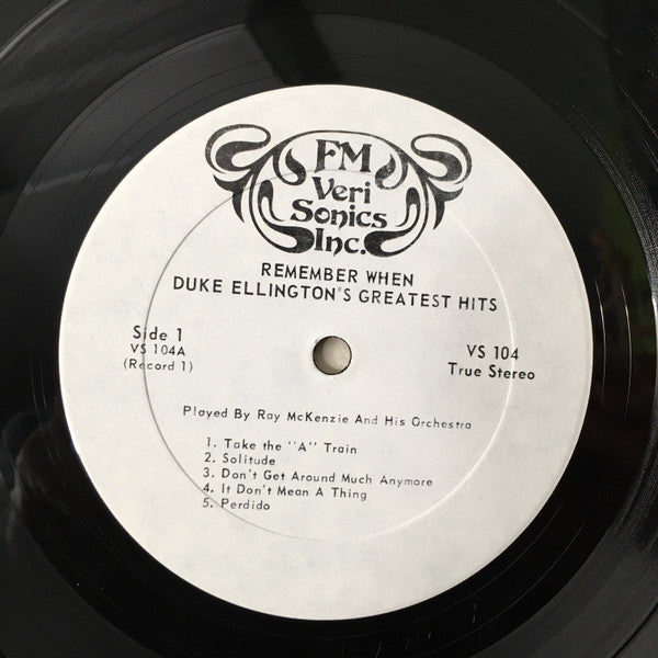 Ray McKenzie And His Orchestra : Remember When: Count Basie's And Duke Ellington's Greatest Hits (2xLP, Comp, Gat)
