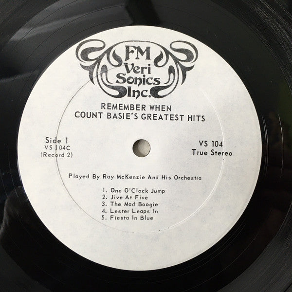 Ray McKenzie And His Orchestra : Remember When: Count Basie's And Duke Ellington's Greatest Hits (2xLP, Comp, Gat)